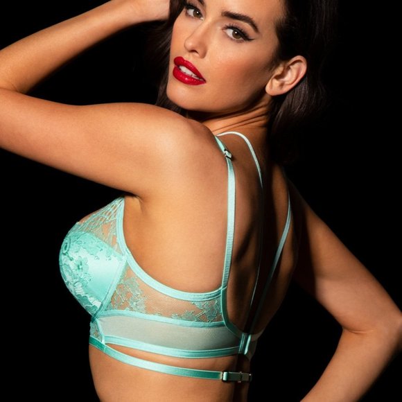 NWT Honey Birdette Vanessa Mint Bra - Picture 6 of 16